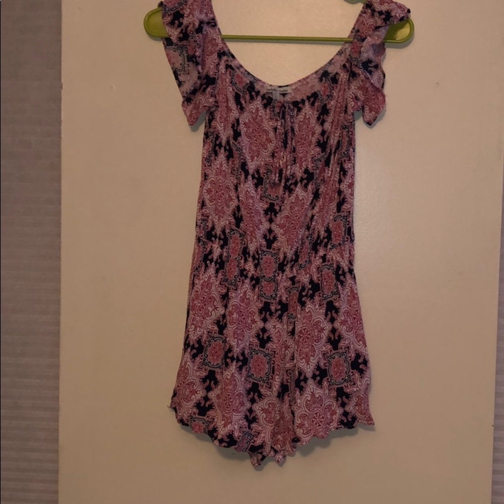 Patterned romper